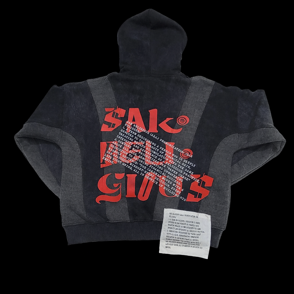 Sak Religious Red/Grey Hoodie