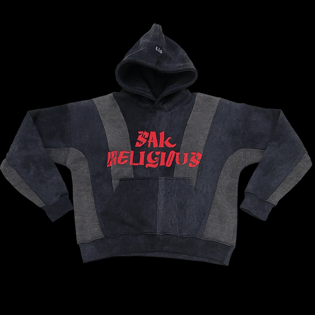 Sak Religious Red/Grey Hoodie